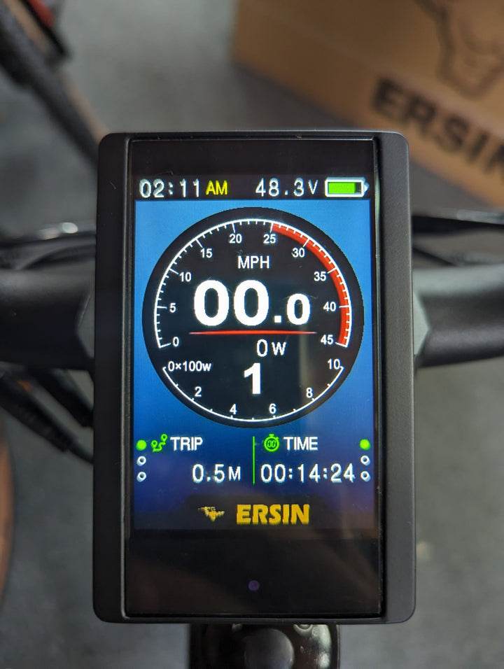 Upgrade Screen for Ersin Bikes